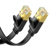 Kabel RJ45 UGREEN NW106 Cat.7 8m płaski (czarny)