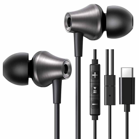 Słuchawki przewodowe UGREEN EP105 jack 3,5mm (czarne)
