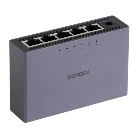 Switch ETHERNET UGREEN CM633 5-portowy Gigabit (czarny)